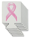 Pink Breast Cancer Awareness Ribbon - Stronger Everyday Can / Bottle Insulator Coolers-Can Coolie-TooLoud-6 Pieces-Davson Sales