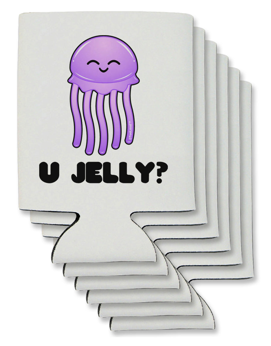 U Jelly Cute Jellyfish Can / Bottle Insulator Coolers by TooLoud-Can Coolie-TooLoud-1-Davson Sales