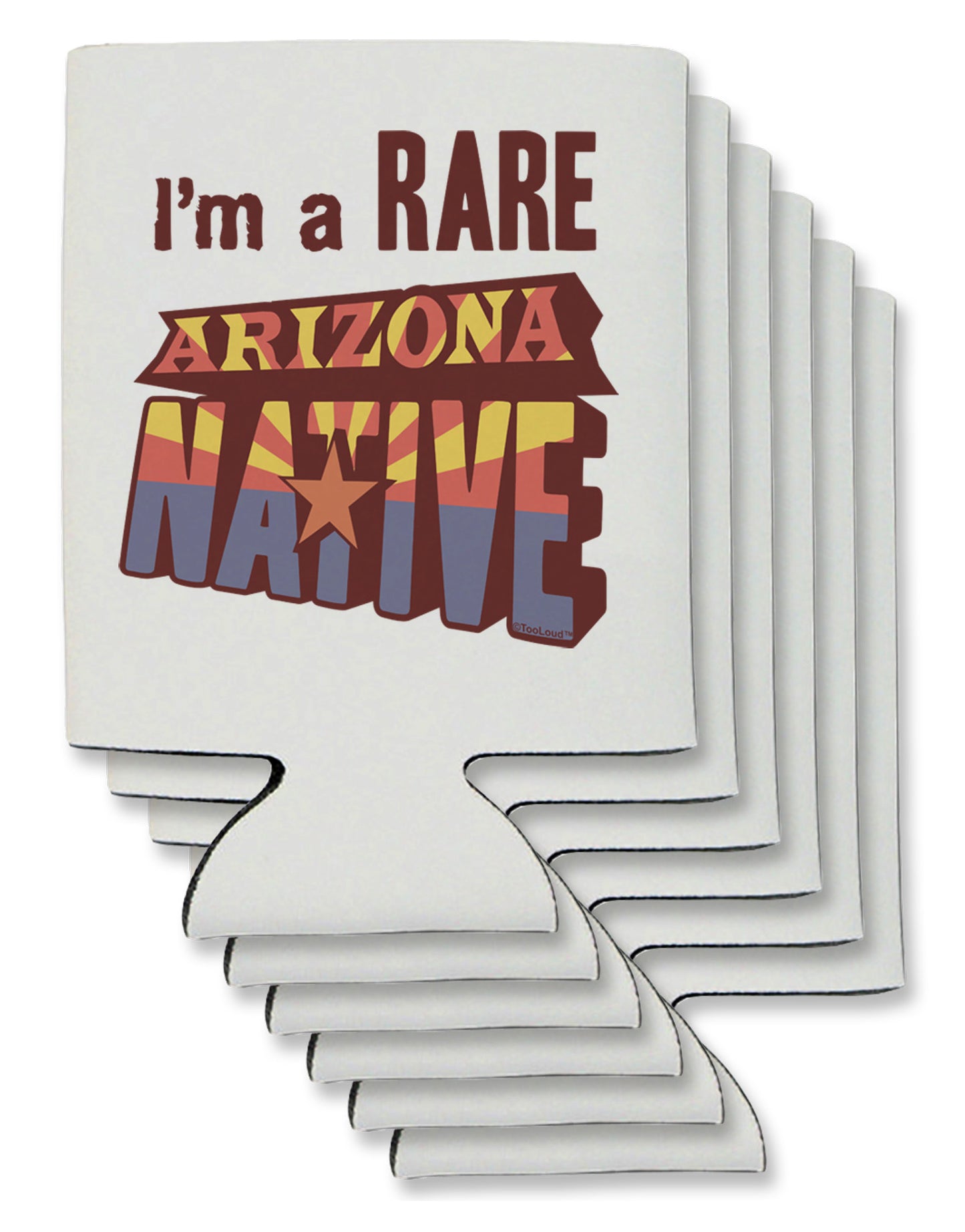 I'm a Rare Arizona Native Can / Bottle Insulator Coolers-Can Coolie-TooLoud-6-Davson Sales