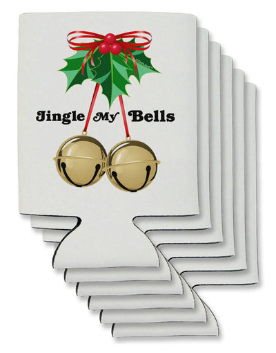 Jingle My Bells Can / Bottle Insulator Coolers-Can Coolie-TooLoud-6 Pieces-Davson Sales