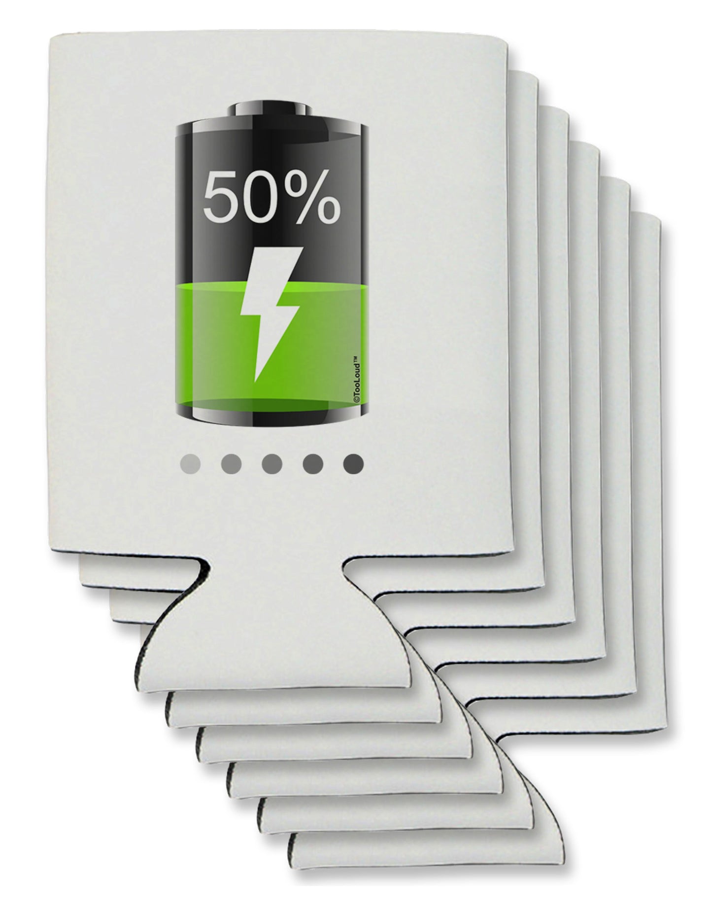 Half Energy 50 Percent Can / Bottle Insulator Coolers-Can Coolie-TooLoud-6-Davson Sales