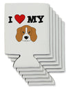 I Heart My - Cute Beagle Dog Can / Bottle Insulator Coolers by TooLoud-Can Coolie-TooLoud-6-Davson Sales