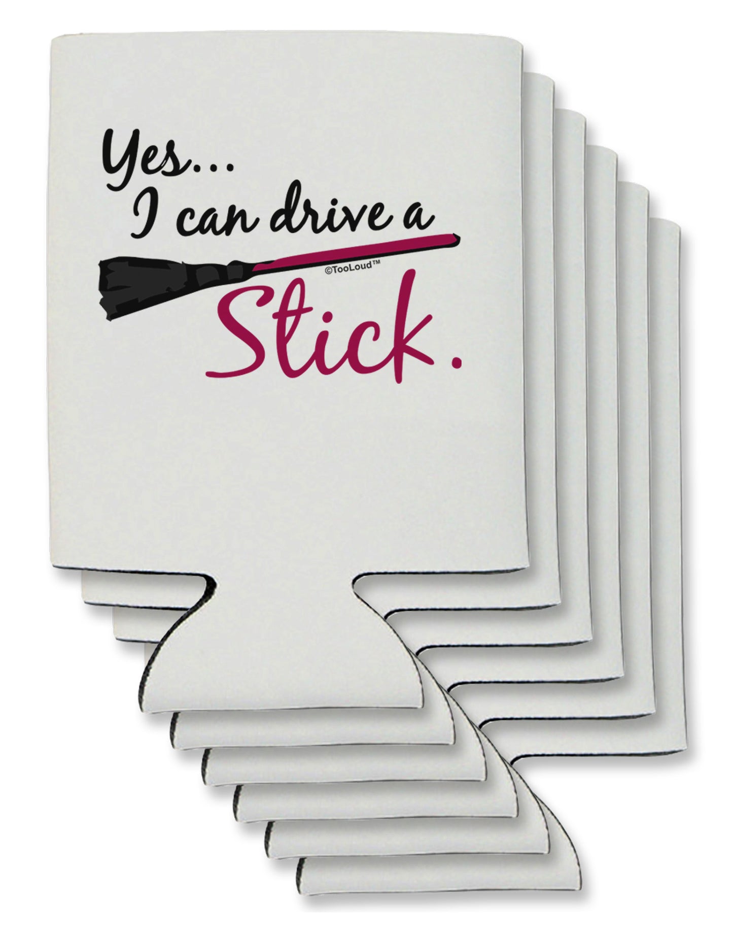 Drive Stick Pink Can / Bottle Insulator Coolers-Can Coolie-TooLoud-6-Davson Sales