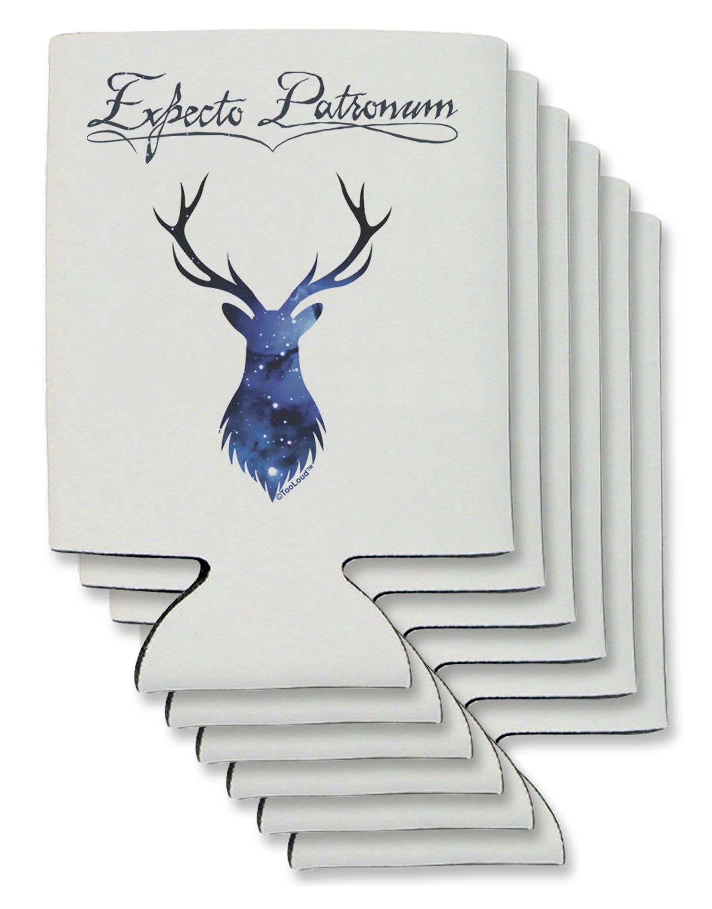 Expecto Patronum Space Stag Can / Bottle Insulator Coolers-Can Coolie-TooLoud-6-Davson Sales