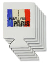 Pray For Paris Watercolor Can / Bottle Insulator Coolers-Can Coolie-TooLoud-6-Davson Sales