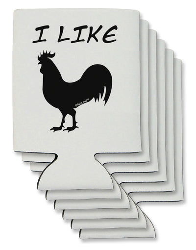 I Like Rooster Silhouette - Funny Can / Bottle Insulator Coolers by TooLoud-Can Coolie-TooLoud-6-Davson Sales