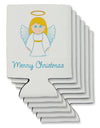 Merry Christmas Cute Angel Girl Can / Bottle Insulator Coolers-Can Coolie-TooLoud-6 Pieces-Davson Sales