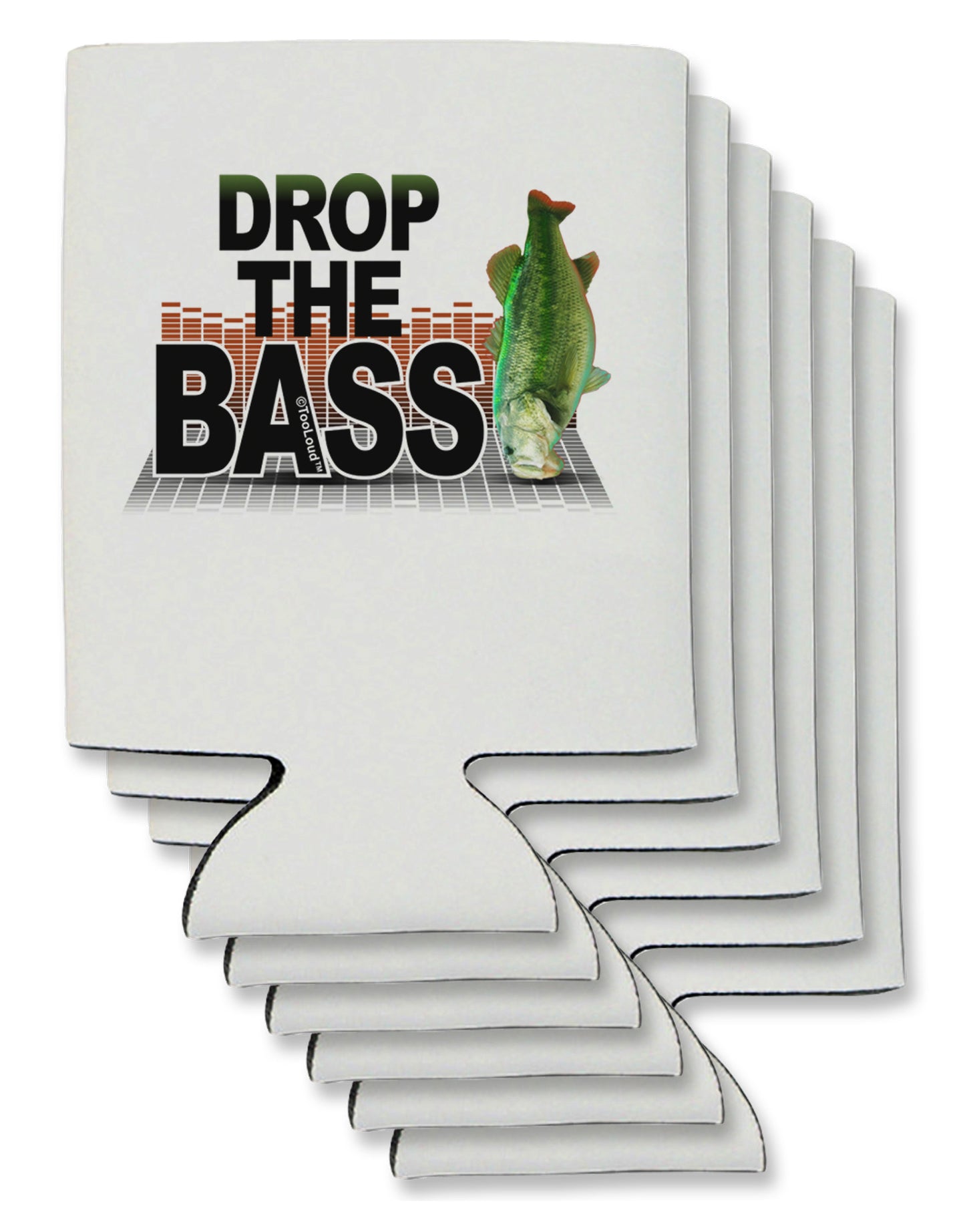 Drop The Bass Fish Can / Bottle Insulator Coolers-Can Coolie-TooLoud-6-Davson Sales