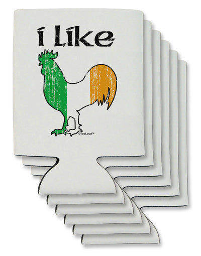 I Like Irish Rooster Silhouette Can / Bottle Insulator Coolers by TooLoud-Can Coolie-TooLoud-6-Davson Sales