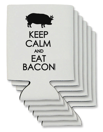 Keep Calm and Eat Bacon Can / Bottle Insulator Coolers by TooLoud-Can Coolie-TooLoud-6-Davson Sales