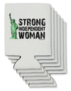 Statue of Liberty Strong Woman Can / Bottle Insulator Coolers by TooLoud-Can Coolie-TooLoud-6-Davson Sales