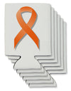 Leukemia Awareness Ribbon - Orange Can / Bottle Insulator Coolers-Can Coolie-TooLoud-6-Davson Sales