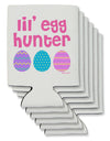 Lil' Egg Hunter - Easter - Pink Can / Bottle Insulator Coolers by TooLoud-Can Coolie-TooLoud-6-Davson Sales