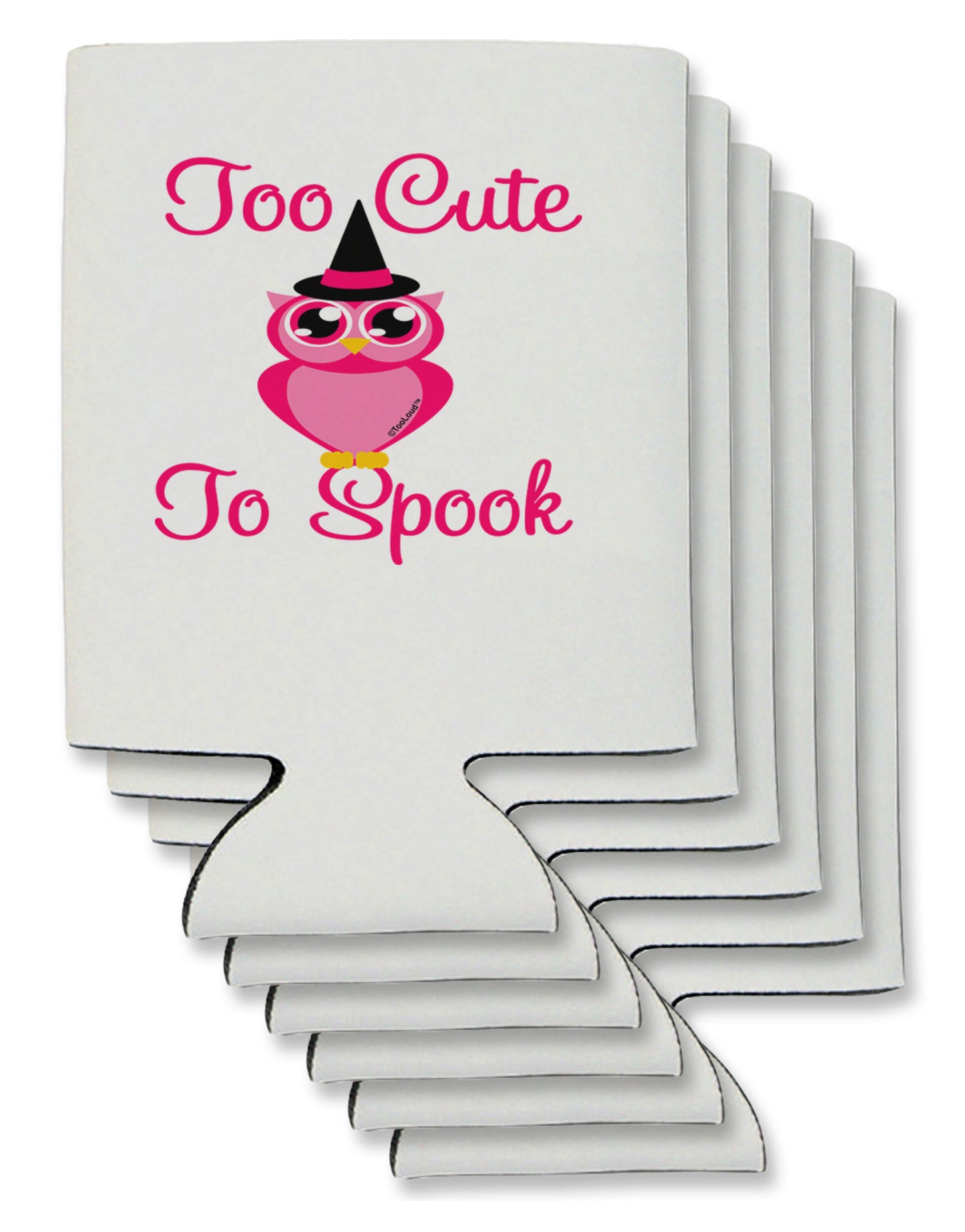 Owl Too Cute Pink Can / Bottle Insulator Coolers-Can Coolie-TooLoud-6-Davson Sales