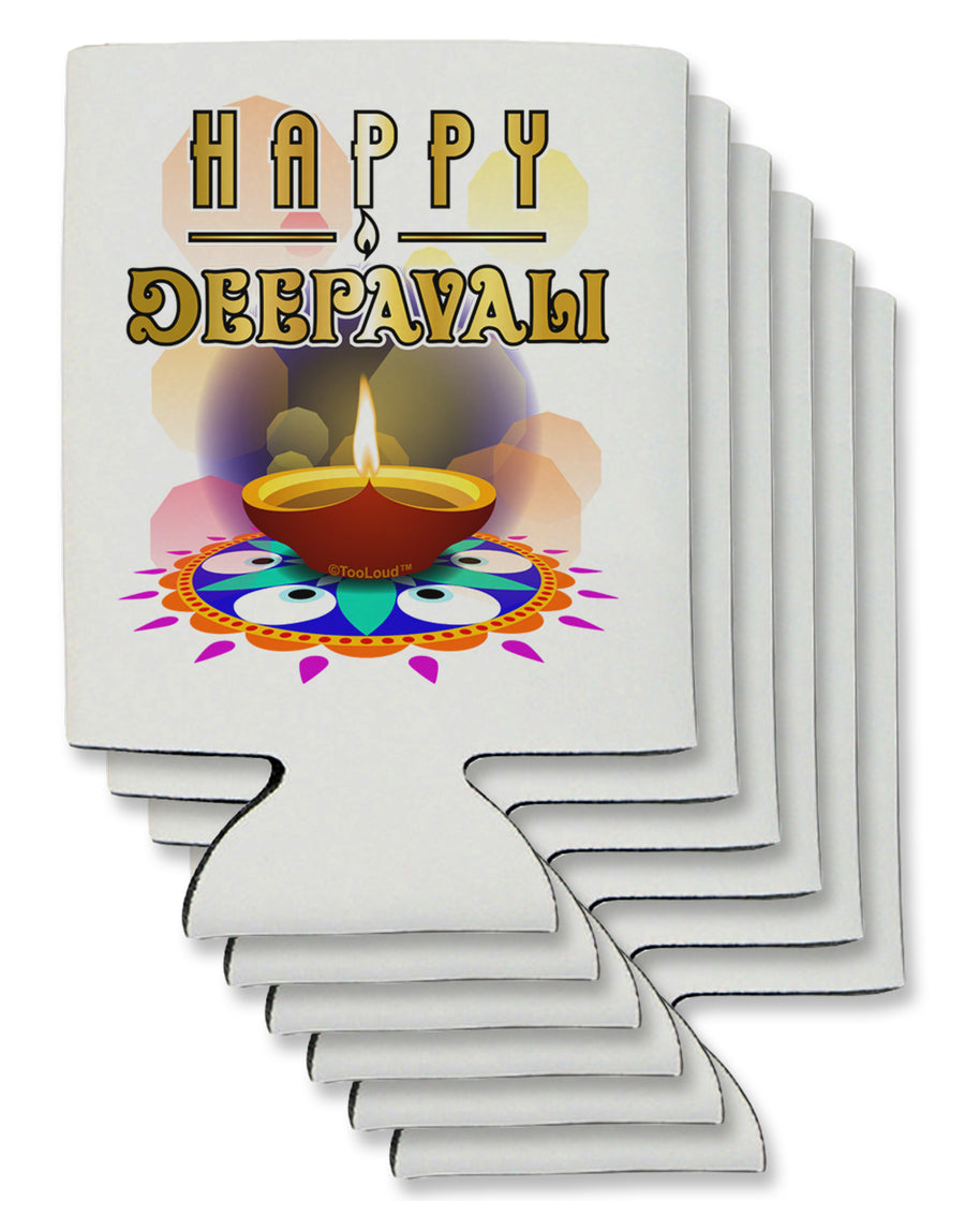Happy Deepavali - Rangoli and Diya Can / Bottle Insulator Coolers by TooLoud-TooLoud-1-Davson Sales