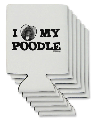 I Heart My Poodle Can / Bottle Insulator Coolers by TooLoud-Can Coolie-TooLoud-6-Davson Sales