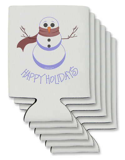 Snowman - Happy Holidays Can / Bottle Insulator Coolers-Can Coolie-TooLoud-6-Davson Sales