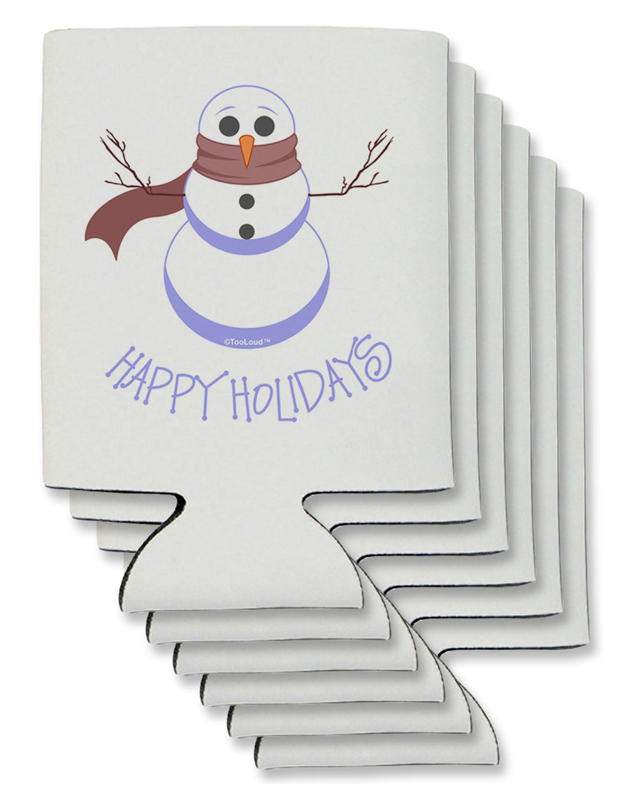 Snowman - Happy Holidays Can / Bottle Insulator Coolers-Can Coolie-TooLoud-1-Davson Sales