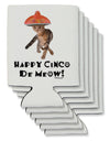 Cat with Pink Sombrero - Happy Cinco de Meow Can / Bottle Insulator Coolers by TooLoud-Can Coolie-TooLoud-6-Davson Sales