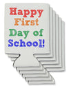 Happy First Day of School Can / Bottle Insulator Coolers-Can Coolie-TooLoud-6-Davson Sales