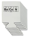 Bacon Periodic Table of Elements Can / Bottle Insulator Coolers by TooLoud-Can Coolie-TooLoud-6-Davson Sales