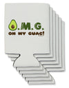 OMG - Oh My Guac - Guacamole Design Can / Bottle Insulator Coolers by TooLoud-Can Coolie-TooLoud-6-Davson Sales