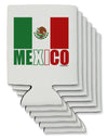 Mexican Flag - Mexico Text Can / Bottle Insulator Coolers by TooLoud-Can Coolie-TooLoud-6-Davson Sales