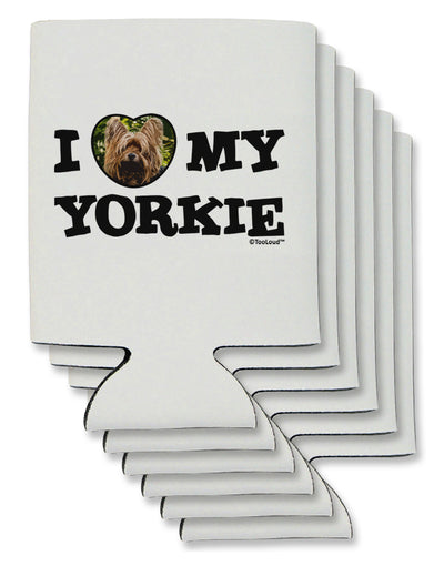 I Heart My Yorkie Can / Bottle Insulator Coolers by TooLoud-Can Coolie-TooLoud-6-Davson Sales