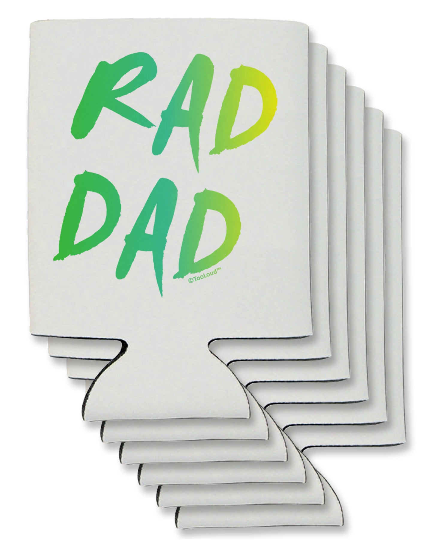 Rad Dad Design - 80s Neon Can / Bottle Insulator Coolers-Can Coolie-TooLoud-6-Davson Sales
