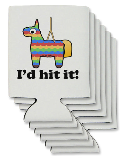 I'd Hit it - Funny Pinata Design Can / Bottle Insulator Coolers by TooLoud-Can & Bottle Sleeves-TooLoud-6-Davson Sales