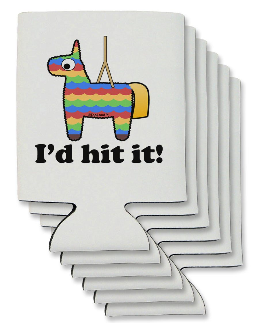 I'd Hit it - Funny Pinata Design Can / Bottle Insulator Coolers by TooLoud-Can & Bottle Sleeves-TooLoud-1-Davson Sales
