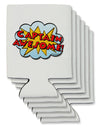 Captain Awesome - Superhero Style Can / Bottle Insulator Coolers by TooLoud-Can Coolie-TooLoud-6-Davson Sales