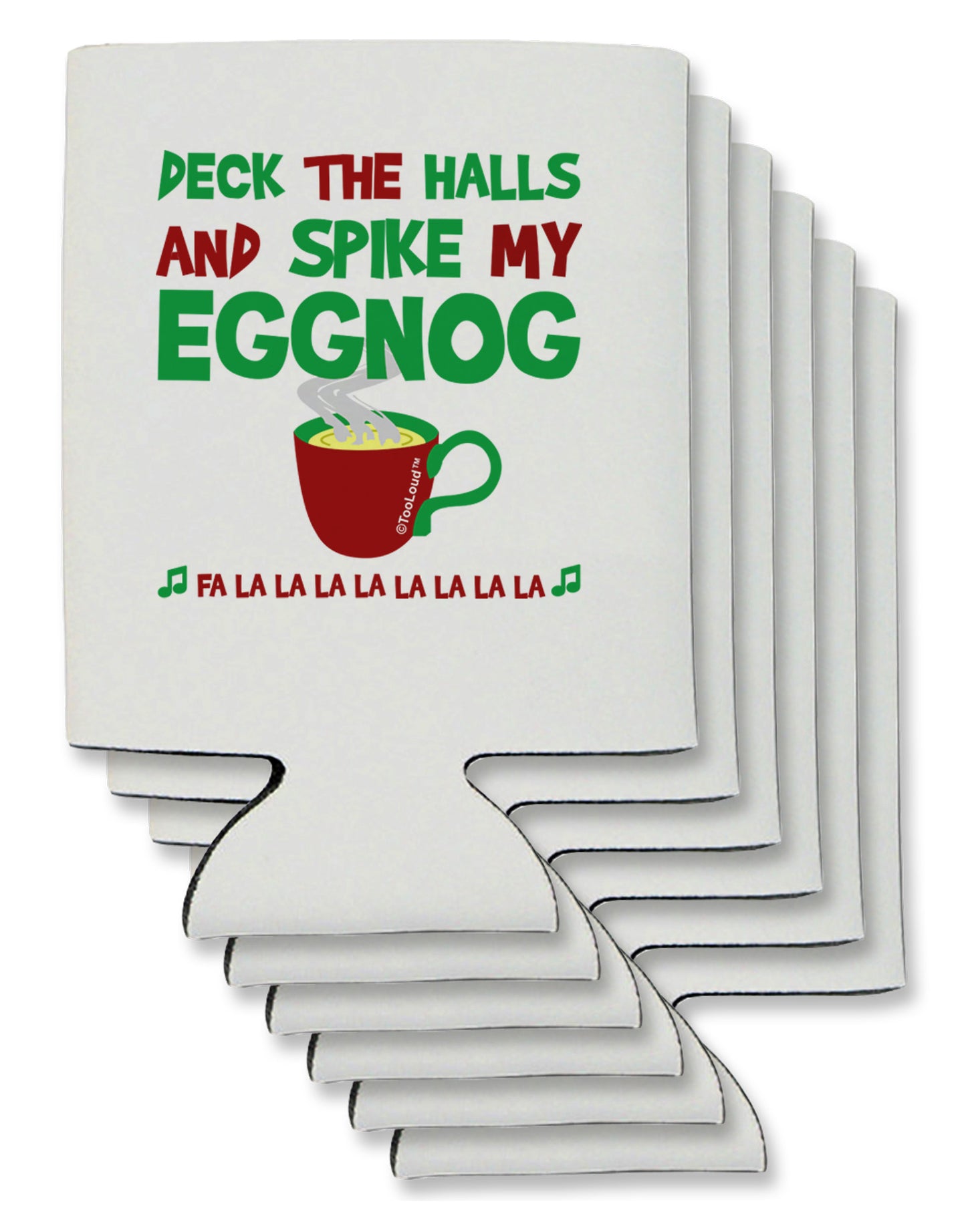 Spike My Eggnog Can / Bottle Insulator Coolers-Can Coolie-TooLoud-6-Davson Sales