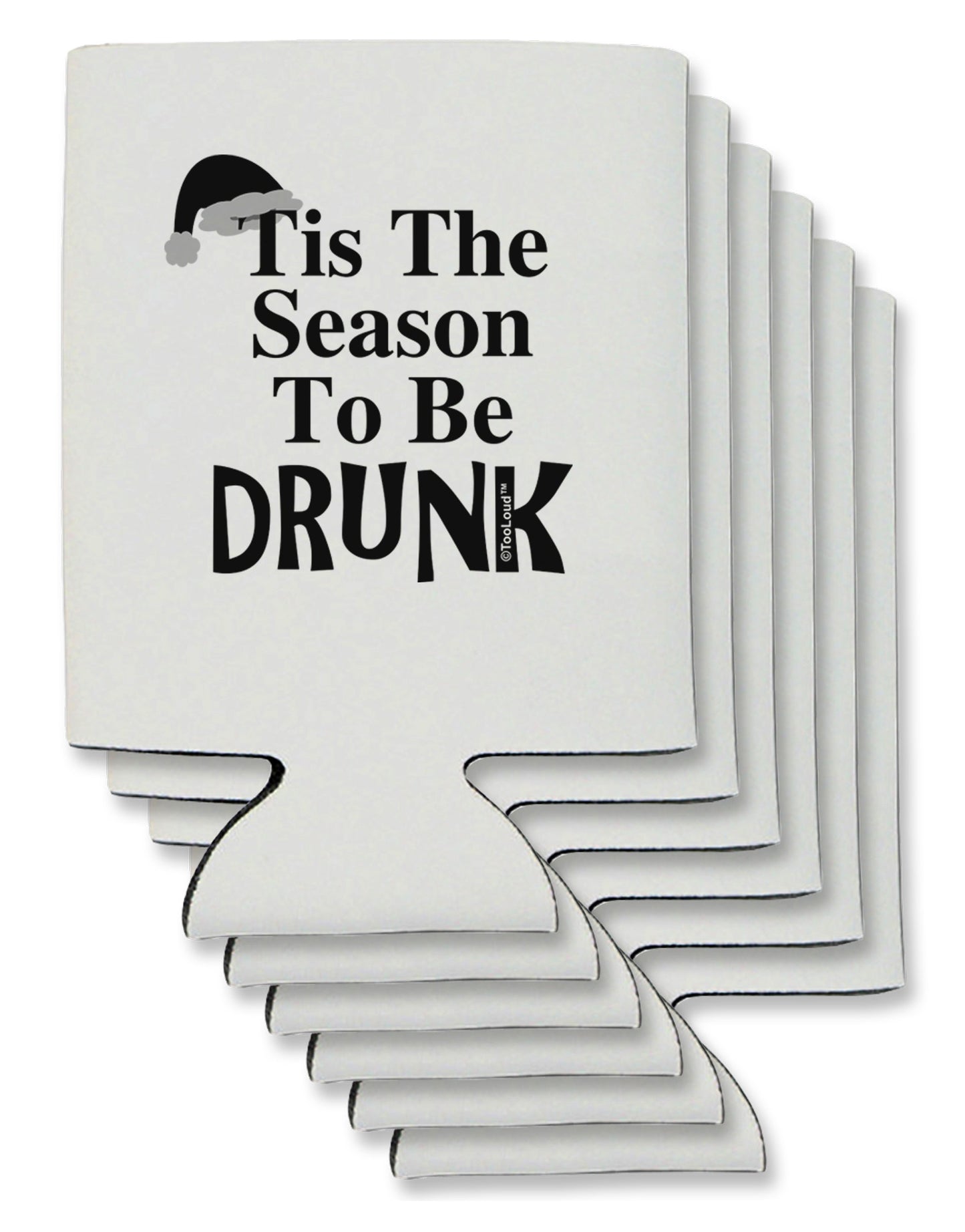 Season To Be Drunk BnW Can / Bottle Insulator Coolers-Can Coolie-TooLoud-6-Davson Sales