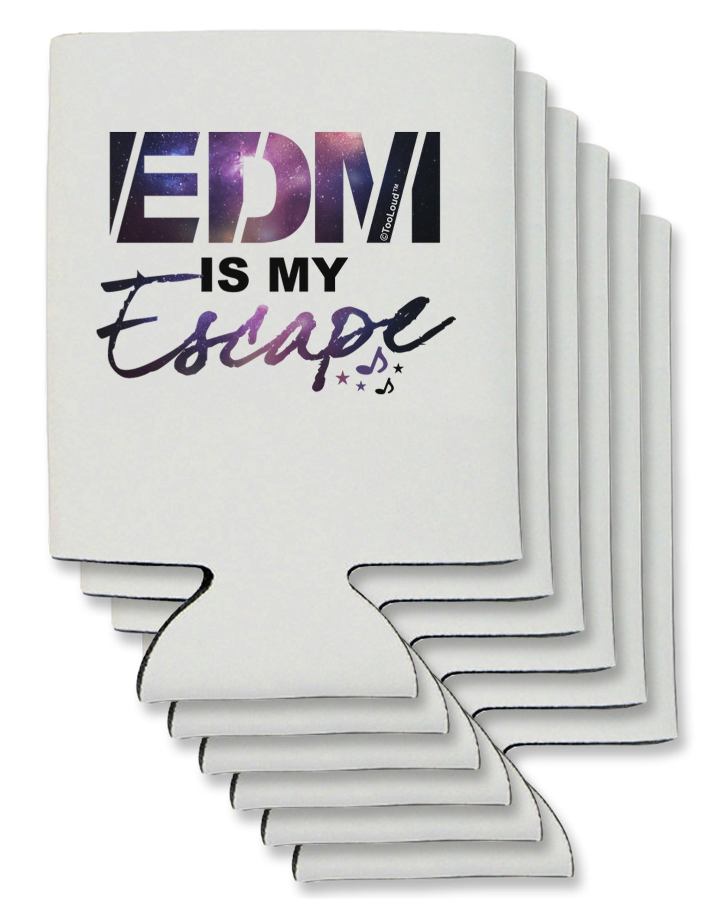 EDM Is My Escape Can / Bottle Insulator Coolers-Can Coolie-TooLoud-6-Davson Sales