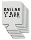 Dallas Y'all - Boots - Texas Pride Can / Bottle Insulator Coolers by TooLoud-Can Coolie-TooLoud-6-Davson Sales