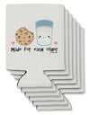 Cute Milk and Cookie - Made for Each Other Can / Bottle Insulator Coolers by TooLoud-Can Coolie-TooLoud-6-Davson Sales