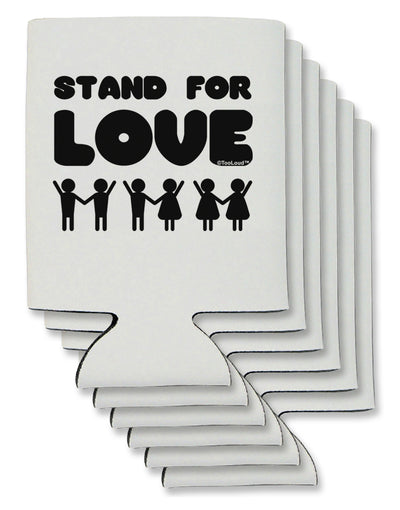 Stand For Love Can / Bottle Insulator Coolers-Can Coolie-TooLoud-6 Pieces-Davson Sales