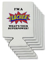 Teacher - Superpower Can / Bottle Insulator Coolers-Can Coolie-TooLoud-6-Davson Sales