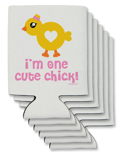 I'm One Cute Chick Can / Bottle Insulator Coolers by TooLoud-Can Coolie-TooLoud-6-Davson Sales