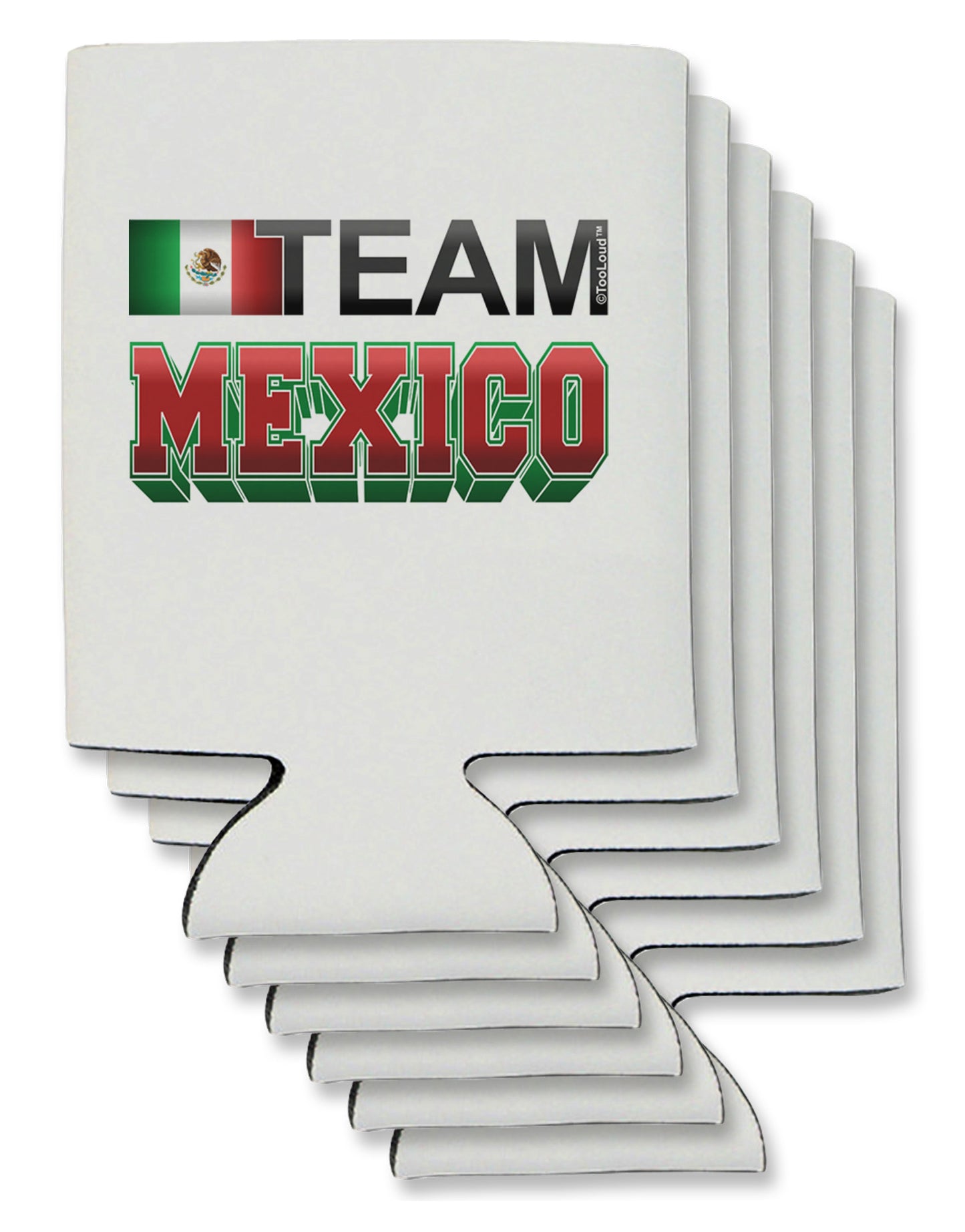 Sporty Team Mexico Can / Bottle Insulator Coolers-Can Coolie-TooLoud-6-Davson Sales