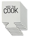 Kiss the Cook Grill Master - Text Can / Bottle Insulator Coolers by TooLoud-Can Coolie-TooLoud-6-Davson Sales