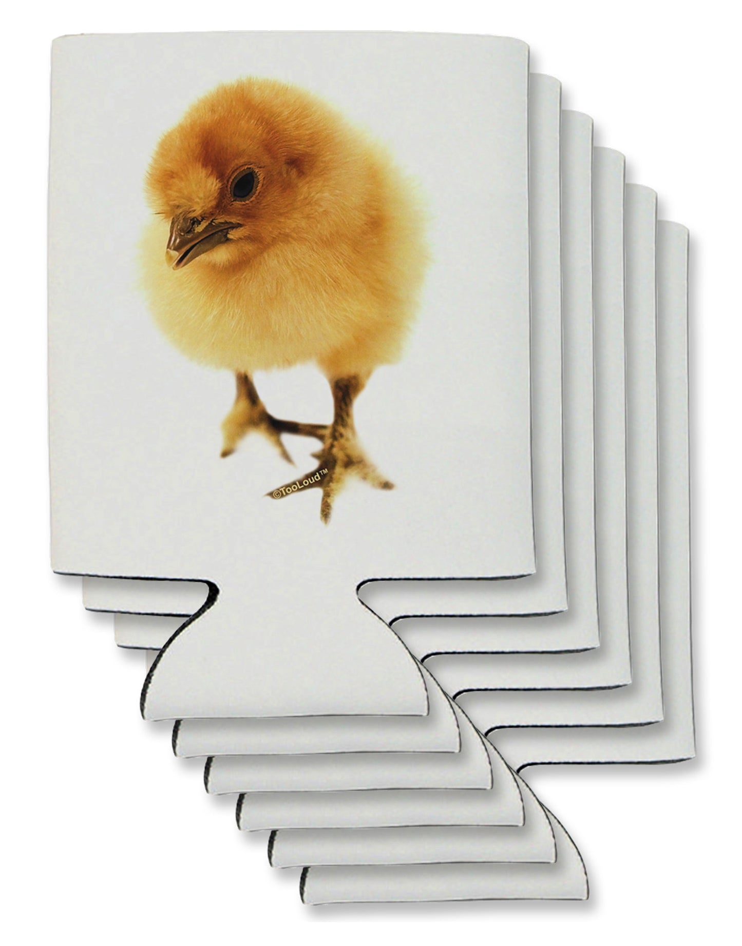 Fluffy Chick Can / Bottle Insulator Coolers-Can Coolie-TooLoud-6-Davson Sales