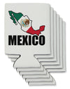 Mexico Outline - Mexican Flag - Mexico Text Can / Bottle Insulator Coolers by TooLoud-Can Coolie-TooLoud-6-Davson Sales