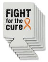 Personalized Fight for the Cure - Orange Ribbon Leukemia Can / Bottle Insulator Coolers-Can Coolie-TooLoud-6-Davson Sales