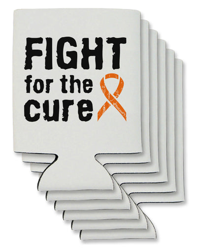 Personalized Fight for the Cure - Orange Ribbon Leukemia Can / Bottle Insulator Coolers-Can Coolie-TooLoud-6-Davson Sales