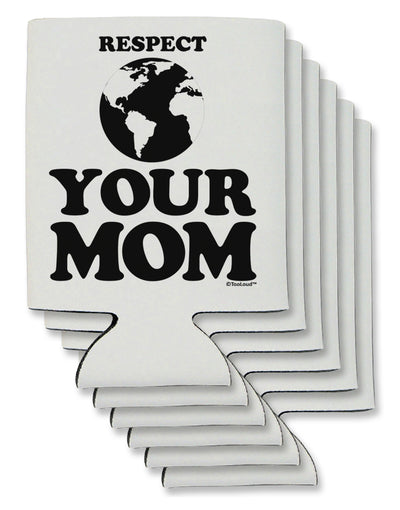 Respect Your Mom - Mother Earth Design Can / Bottle Insulator Coolers-Can Coolie-TooLoud-6-Davson Sales