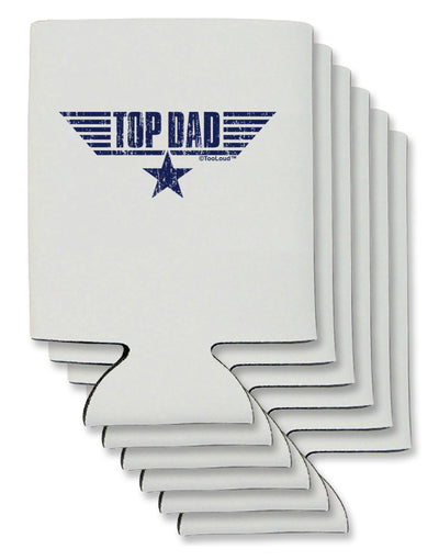 Top Dad Father's Day Can / Bottle Insulator Coolers-Can Coolie-TooLoud-6 Pieces-Davson Sales