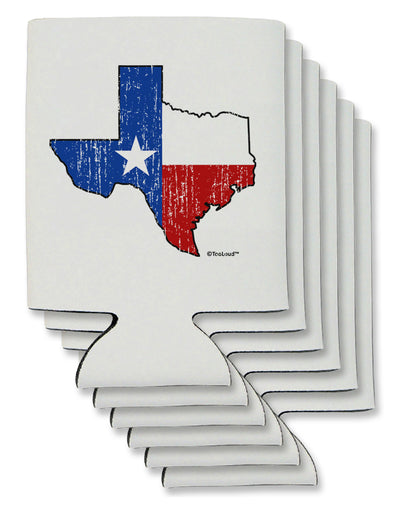 State of Texas Flag Design - Distressed Can / Bottle Insulator Coolers by TooLoud-Can Coolie-TooLoud-6-Davson Sales