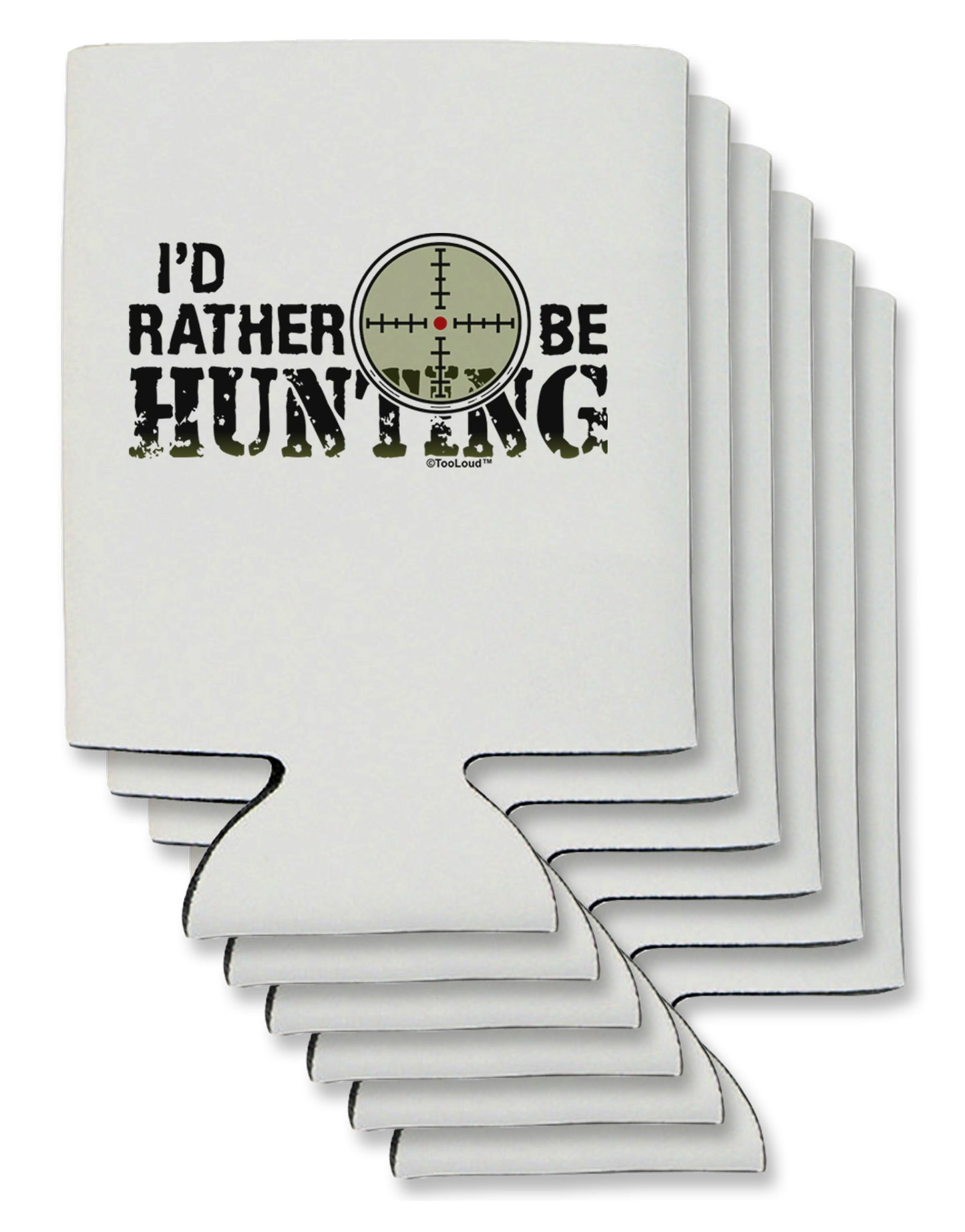 I'd Rather Be Hunting Can / Bottle Insulator Coolers-Can Coolie-TooLoud-6-Davson Sales